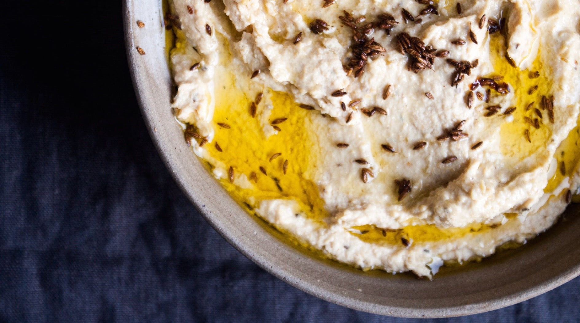 Feisty Fried Cumin Hummus inpursuitofmore