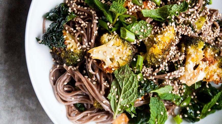 Spicy Roasted Broccoli &amp; Sesame Noodle Salad
    
    
    
      &ndash; inpursuitofmore
