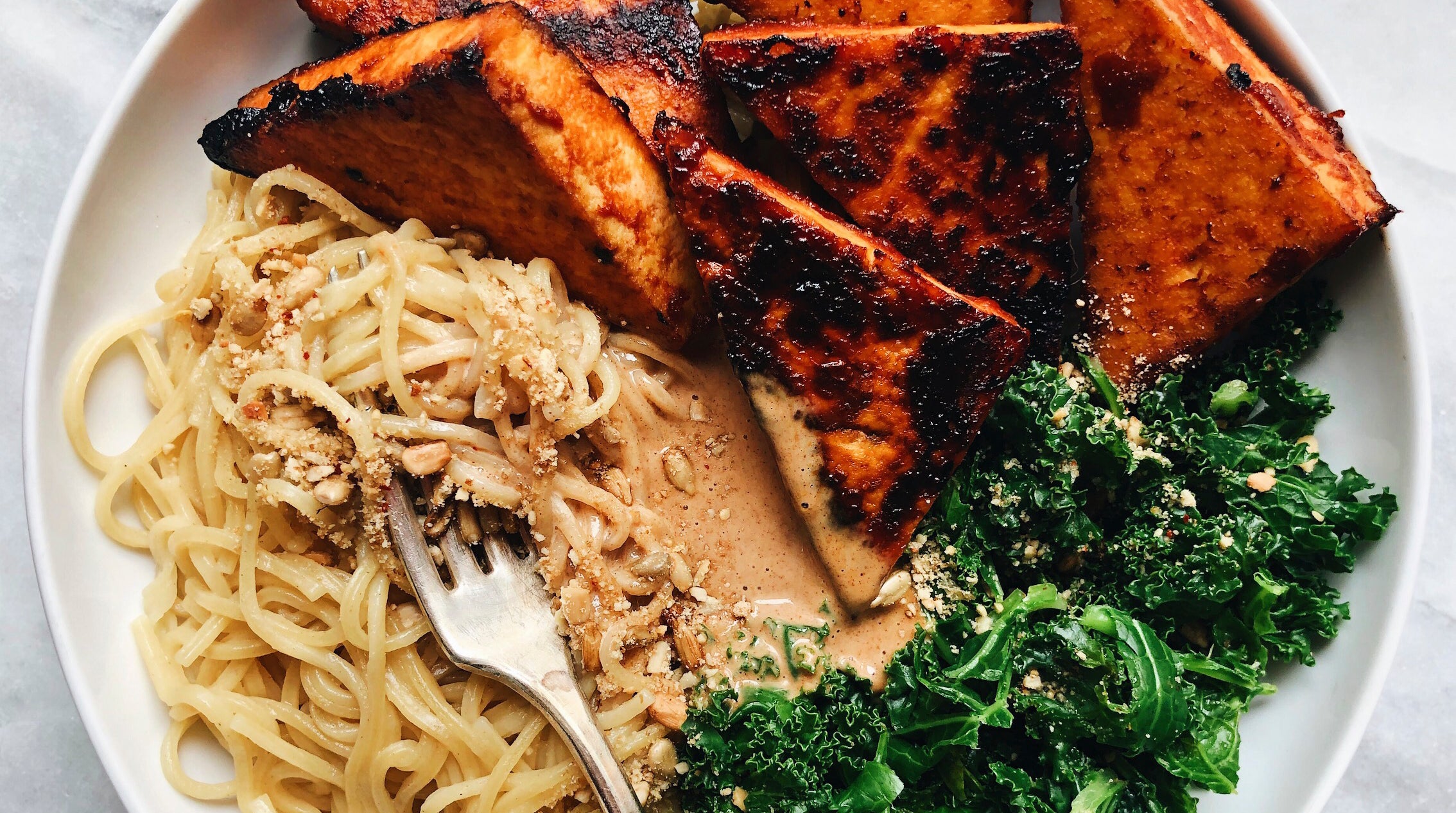 Baked Tofu Triangles – inpursuitofmore