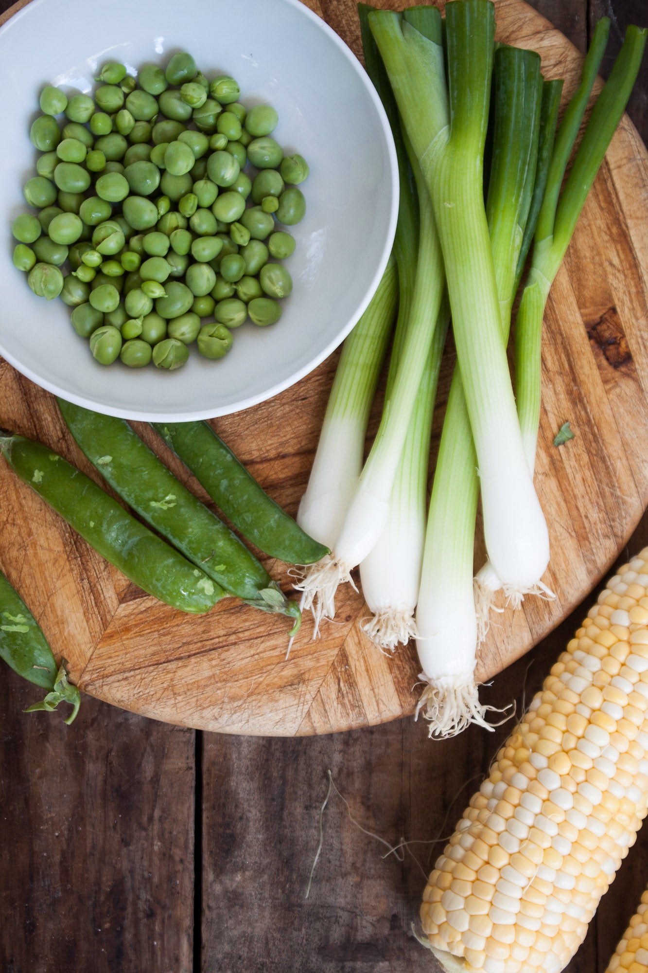 Grilled Corn, Tempeh + Summer Vegetable Salad