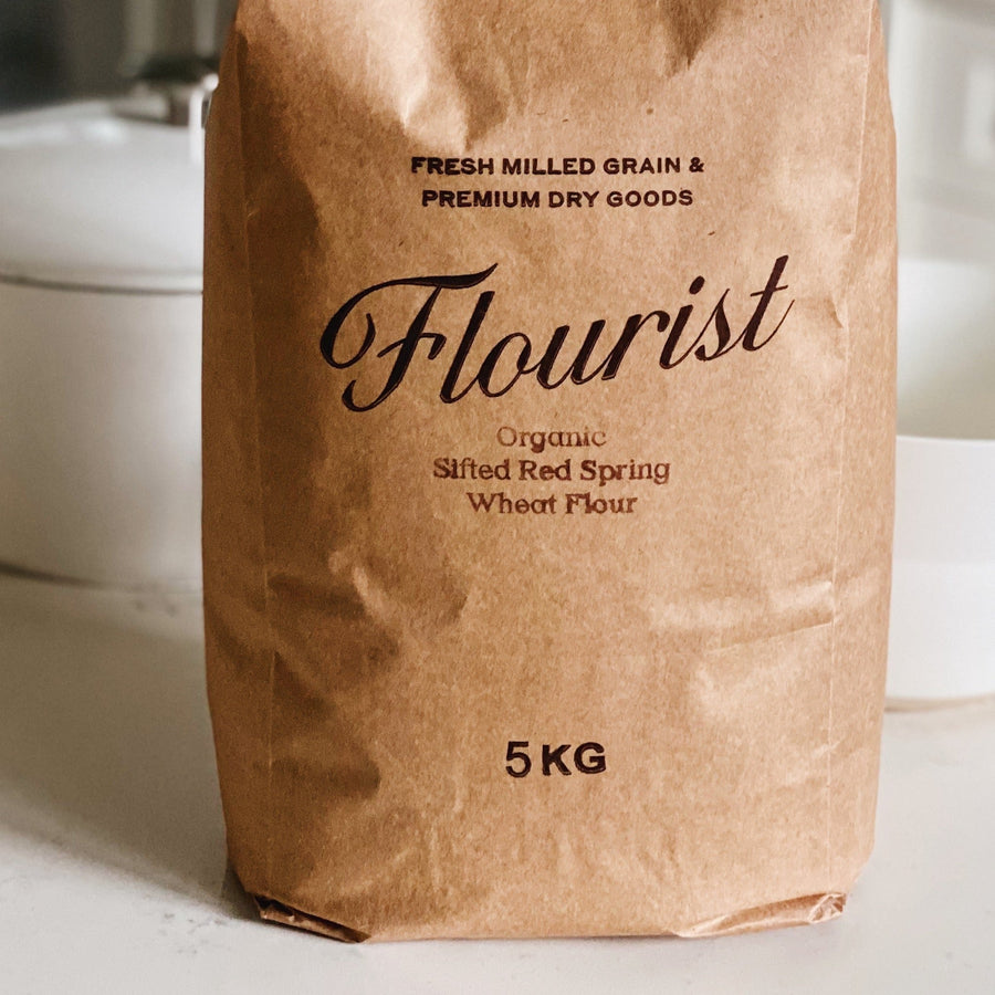 Organic Sifted Red Spring Wheat Flour